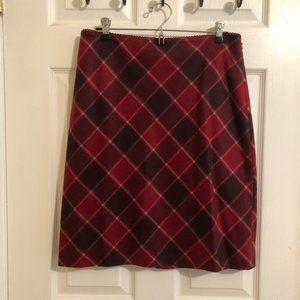 LOFT wool blend skirt EUC